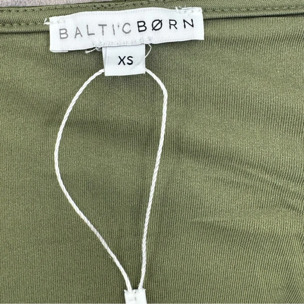 Baltic Born Savannah Print Kimono Maxi Dress Olive Green Size XS - Picture 11 of 13